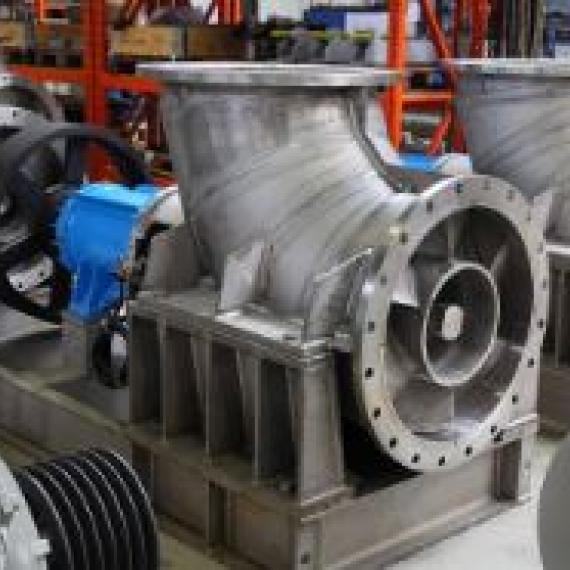 Axial flow pumps